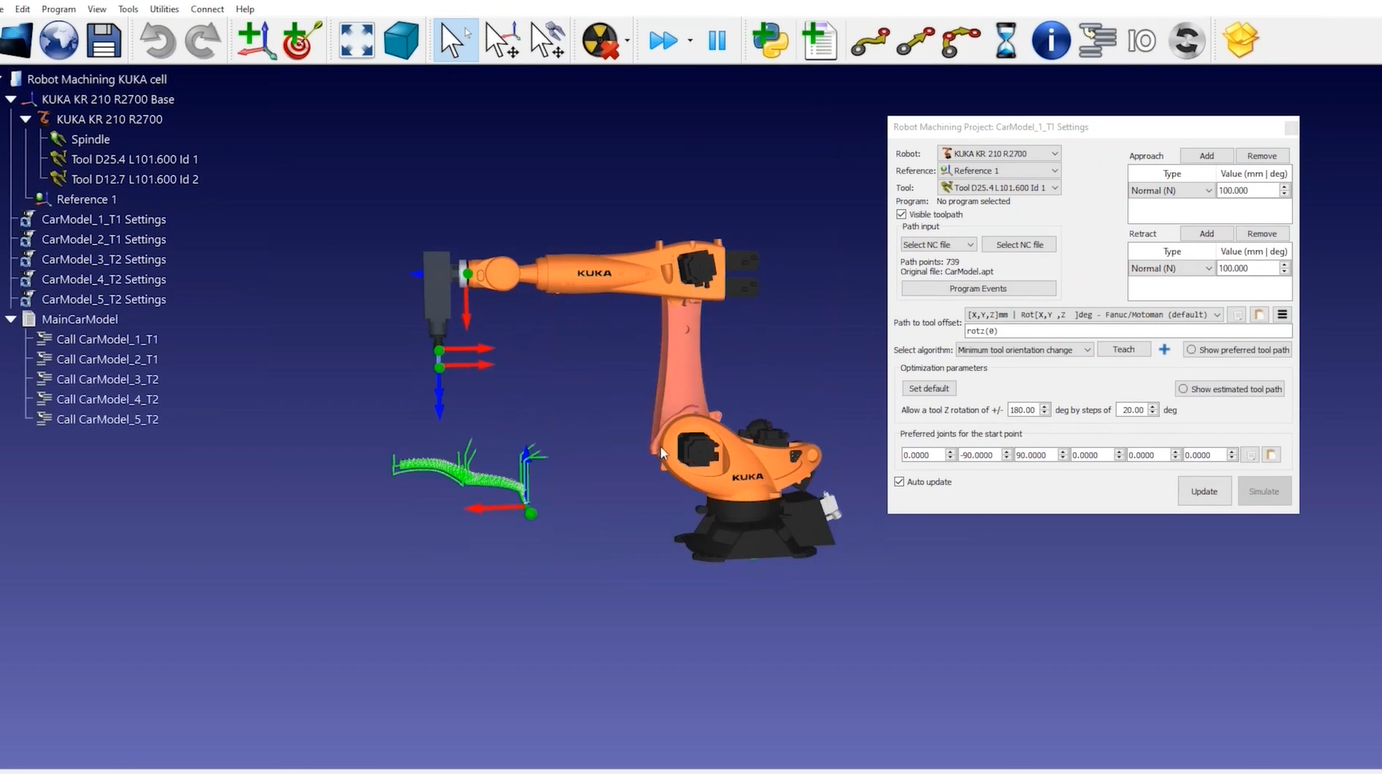 Robot Machining X Robodk Documentation